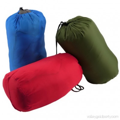 3Pcs Best Sleeping Bags for Camping, Portable Envelope Lightweight Waterproof Sleeping Bags Soft Warm Sleep Bags With Compression Sack,for Traveling/Camping/Hiking/Outdoor Activities(Blue+Red+Green)